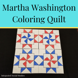 Martha Washington Coloring Quilt