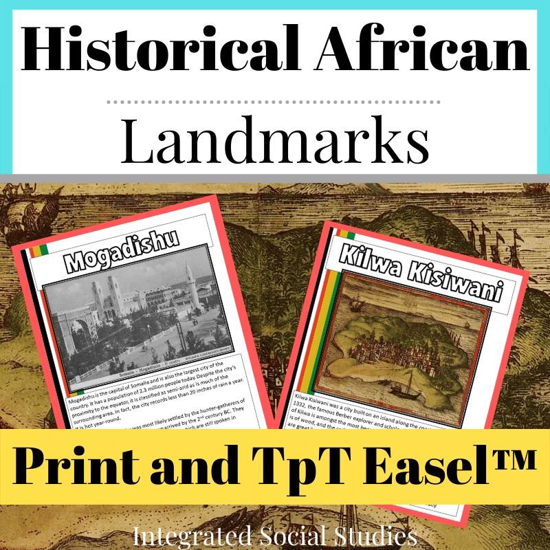 Historical African Landmarks for World History Classes